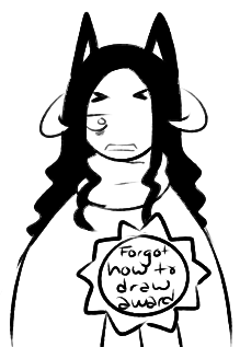 i havent drawn anything in likea month