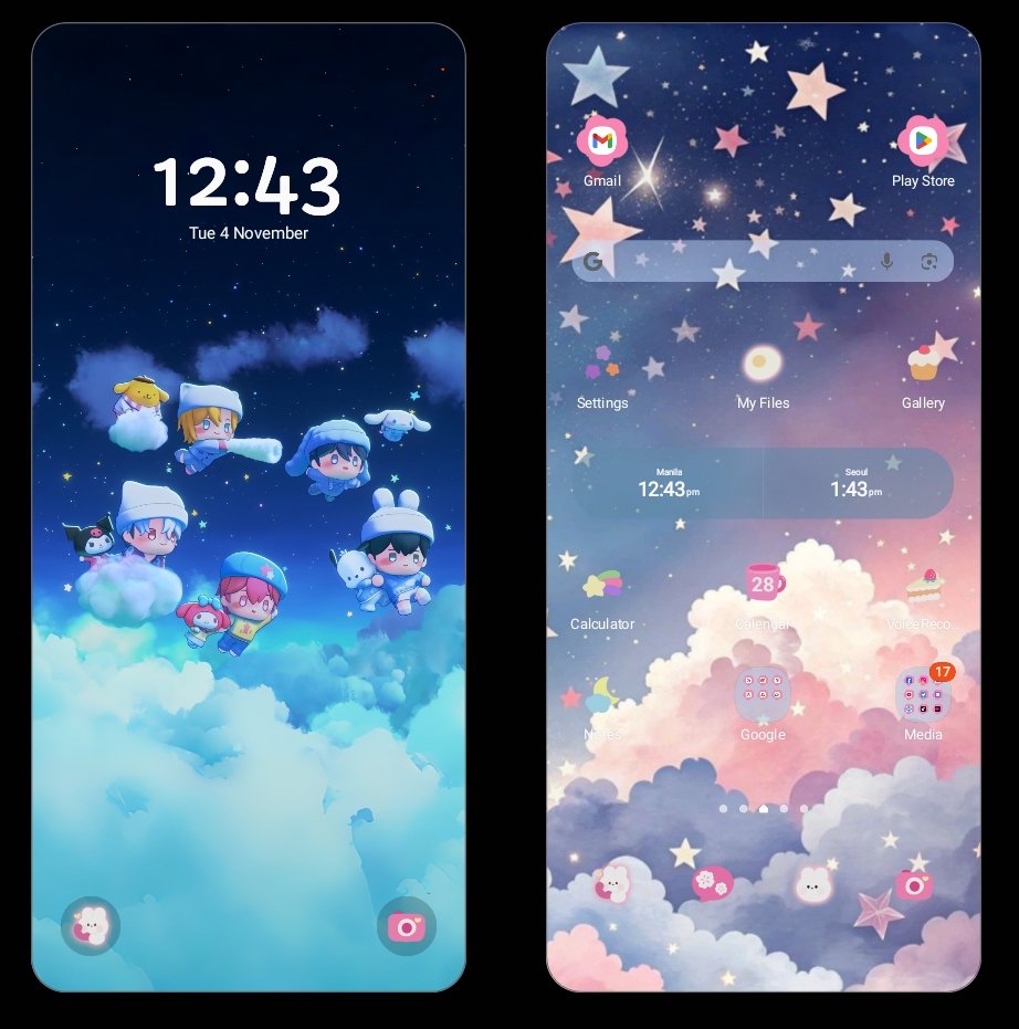 oh and the lockscreen, i kept it simple hehe