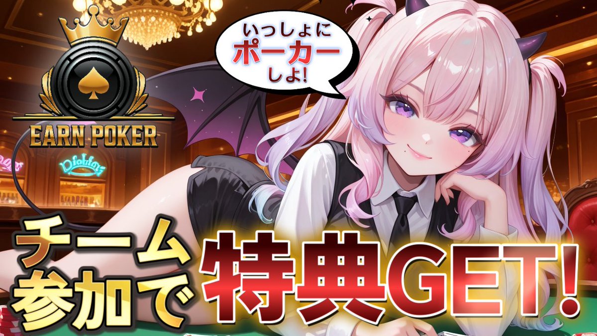 ＼＼ダウンロードしてくれた？／／

#EarnPoker をDLしてくららのチームに入って一緒に戦って！

🔽くららチームの招待コード
F25W650

手順は引用ポスト👇
ダウンロードリンクはツリーを見てね👇👇
#PR