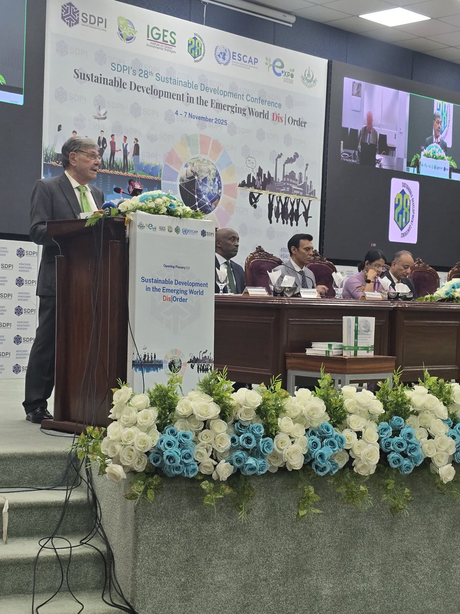 👉The opening plenary titled Sustainable Development in the Emerging World Dis|Order is happening now at 
📍Zaki Auditorium , Allama Iqbal Open University 
Watch live at: youtube.com/live/OAP3GWGNM…

#SDC2025 #SAES2025 #SIE2025