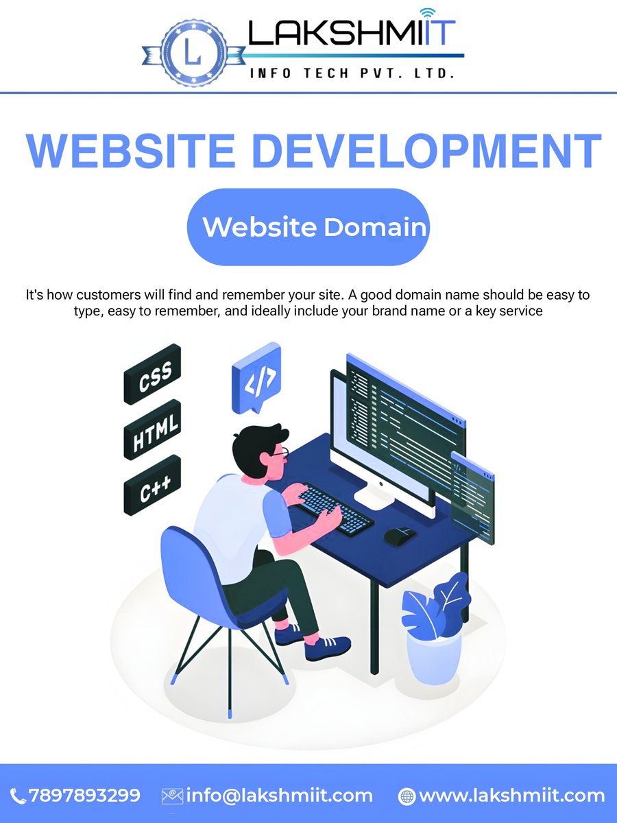 LakshmiITPvtLtd's tweet image. ✨ Your Business Deserves a Website That Works as Hard as You Do!
From logo to launch — we handle it all 💻
Get your complete business website today with LakshmiIT Info Tech Pvt. Ltd. 🚀
#WebsiteDevelopment #webdesignsoftware  #TechForBusiness #EcommerceWebsite #DigitalGrowth