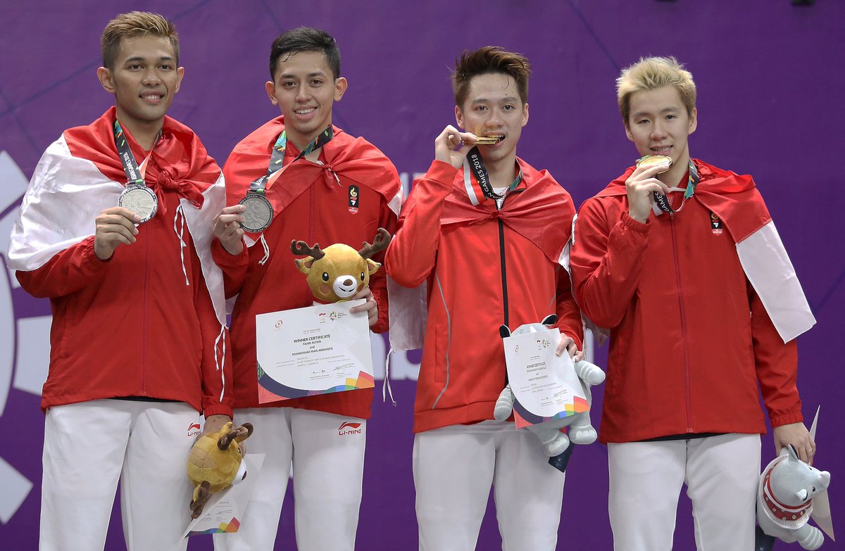 Pada suatu hari di Istora 🥇🥇🥈🥈