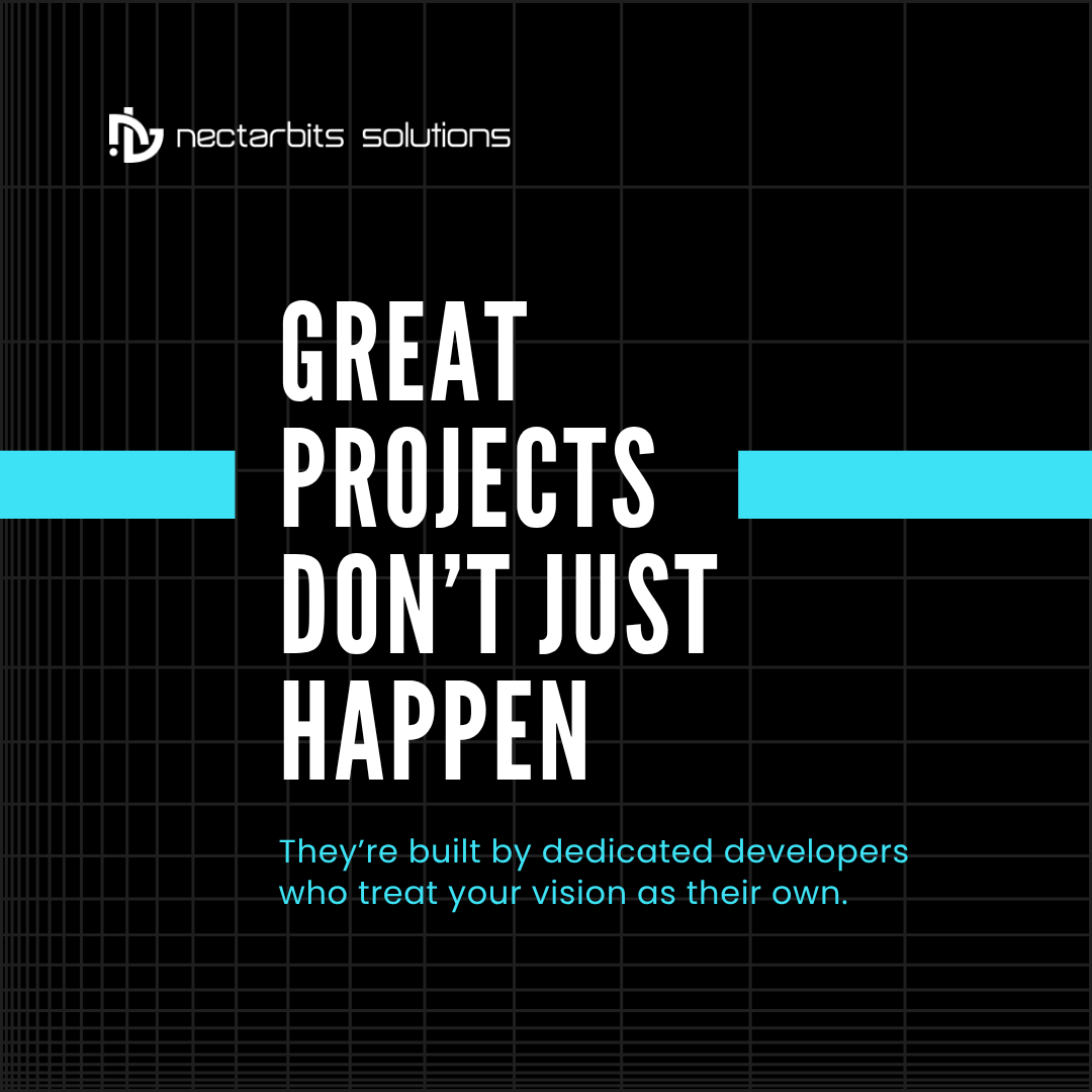 Nectarbits_CA's tweet image. Great projects don’t happen by chance — they happen with dedicated developers who own your vision like theirs. 💻✨
#DedicatedDevelopers #HireExperts #RemoteTeam #TechTalent #Nectarbits