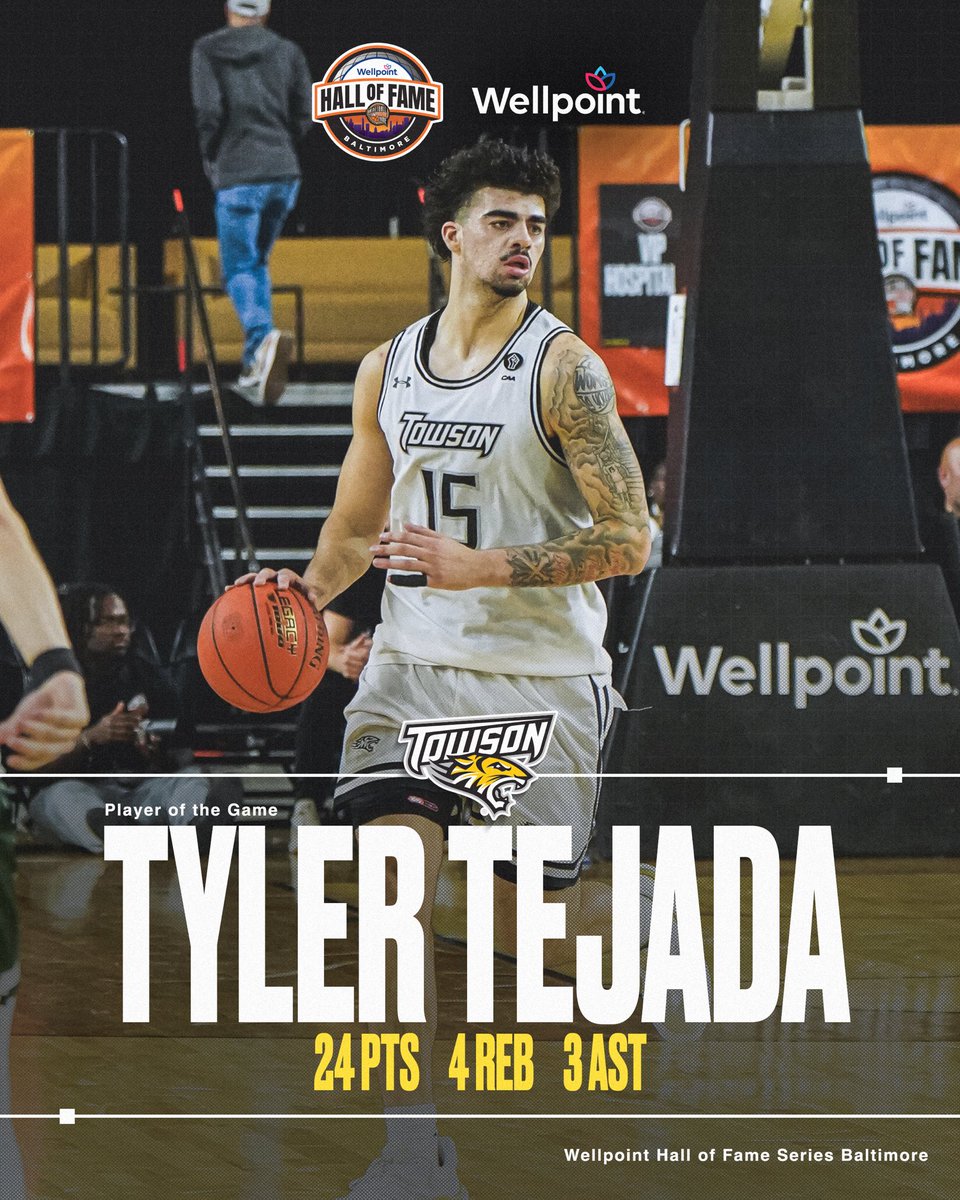 Your <a href="/wellpoint/">Wellpoint</a> Player of the Game at the HOF Series Baltimore <a href="/tylertejada22/">Tyler</a> 🏀🏆 

#HOFSeries | #HoophallU