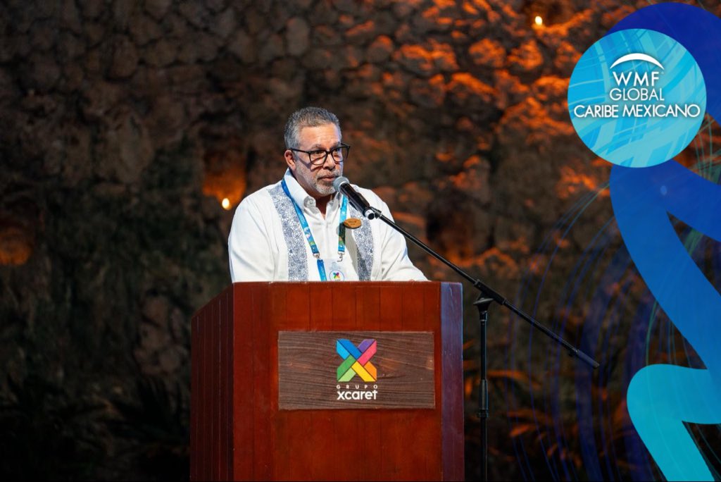 WorldMeetingsFo's tweet photo. 🎉✨ We're ending the year on a high note

We welcome the last major event of the year: WMF Global Mexican Caribbean.
Today, one of the most iconic and impressive hotels in the country, Hotel Xcaret Mexico. 🌴🤝

#WMForum #BraveMeetings #BraveCaribeMexicano #hotelxcaretmexico https://t.co/x4agwWeIzO
