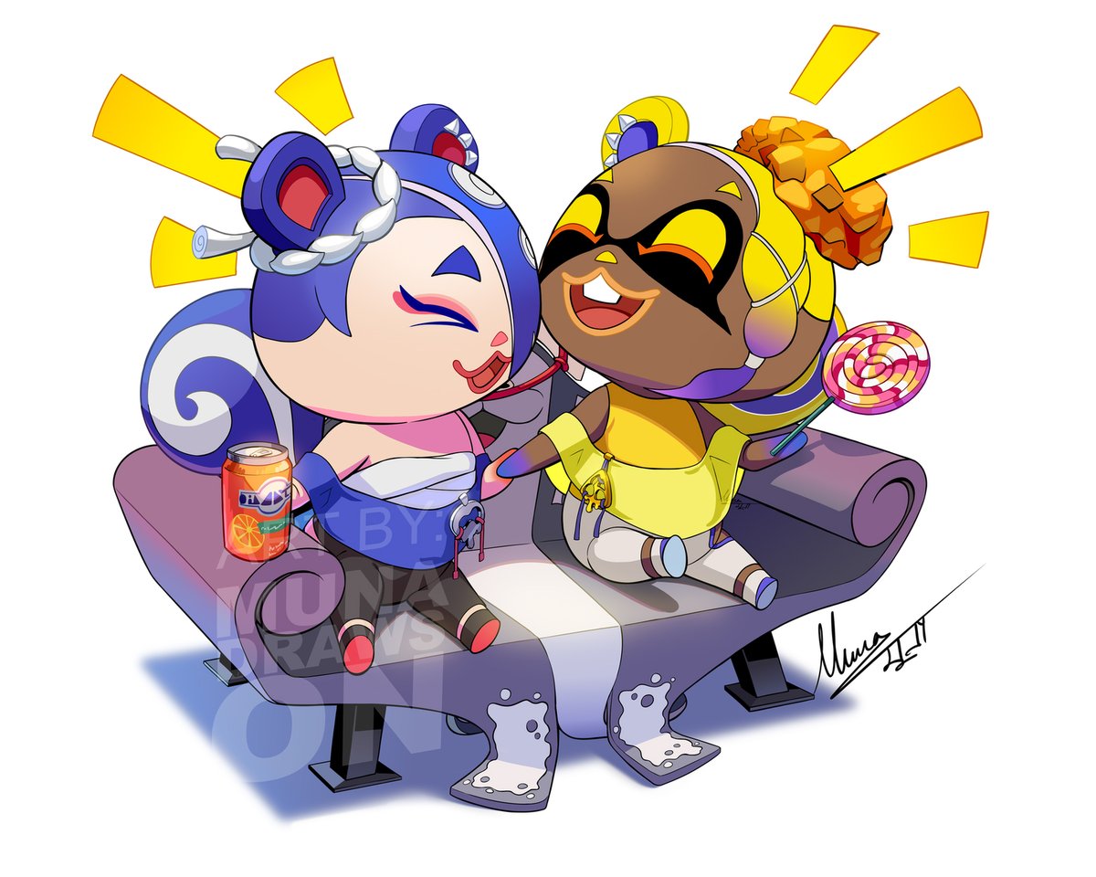 🐿️🐿️🪑
= Deep Cut x Animal Crossing: New Horizons
#Splatoon