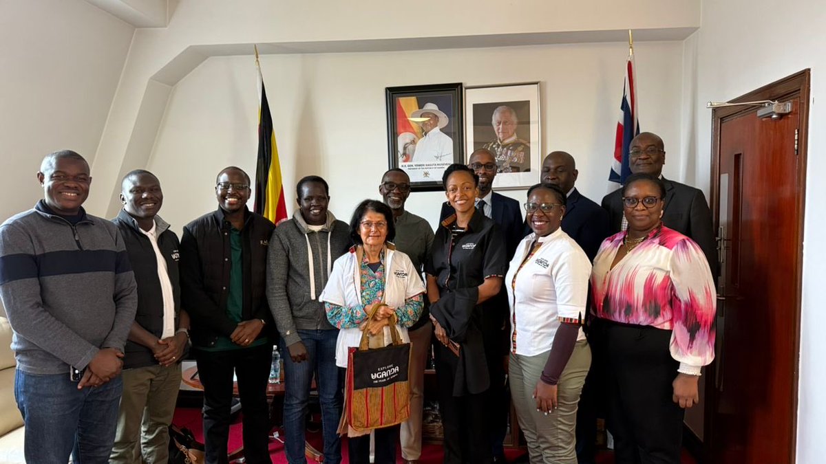 simplcious's tweet image. Ahead of this year’s World Travel Market in London, the Uganda Tourism Board and private sector representatives paid a courtesy visit to the Uganda High Commission.

Welcomed by Ambassador Nimisha Madhvani, the meeting focused on aligning plans and messages under the “Explore…