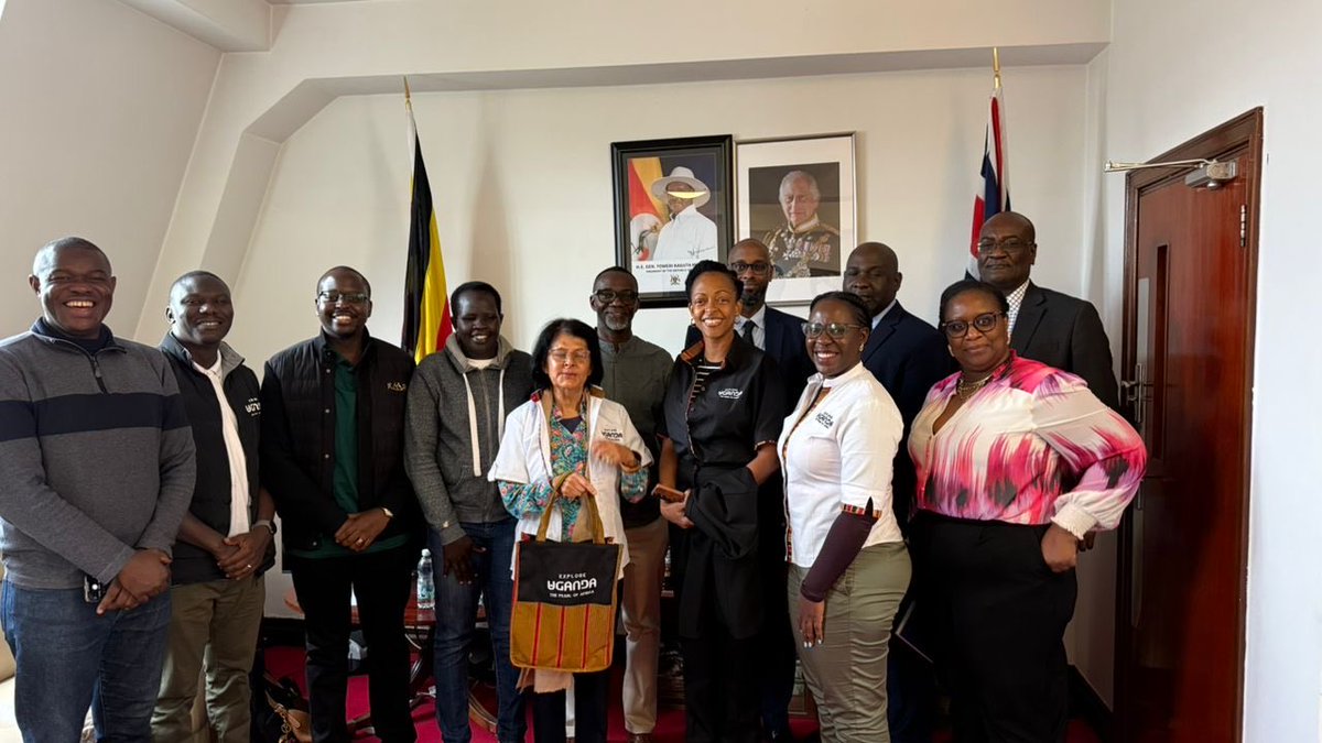 simplcious's tweet image. Ahead of this year’s World Travel Market in London, the Uganda Tourism Board and private sector representatives paid a courtesy visit to the Uganda High Commission.

Welcomed by Ambassador Nimisha Madhvani, the meeting focused on aligning plans and messages under the “Explore…
