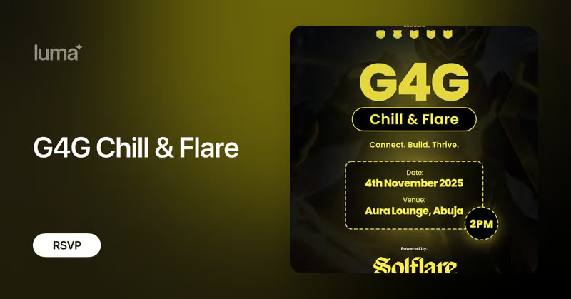 Gm Guardians 
If you’re a <a href="/solflare/">Solflare - The Solana Wallet</a> Guardian in Abuja for Solana Summit Africa and you’re yet to get approved for this event,

kindly send me a DM.
Let’s make memories together 💛

G4G!