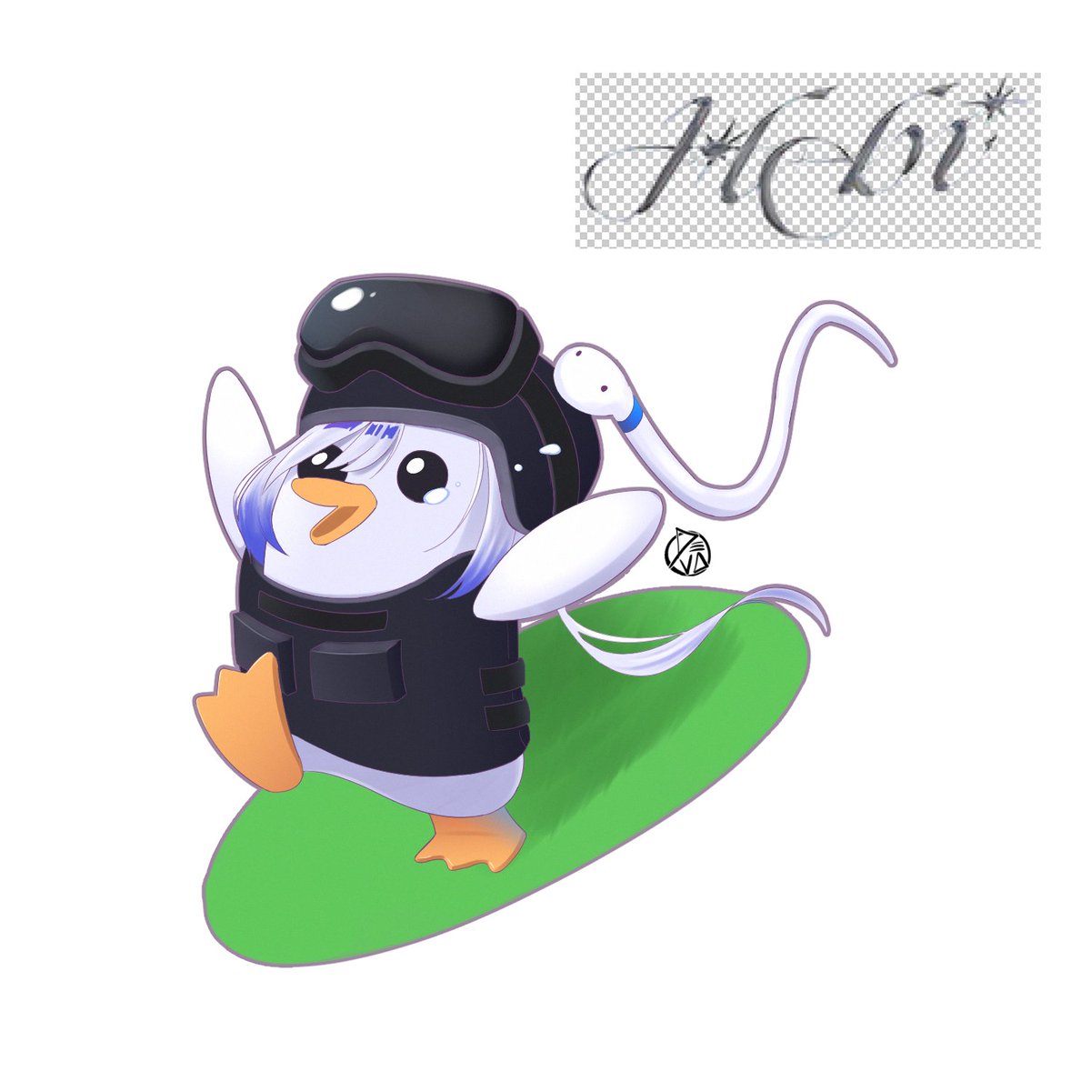 DevaMeeks's tweet image. #Hebi #HebiArt #HumanEclipse #Duckov #헤비