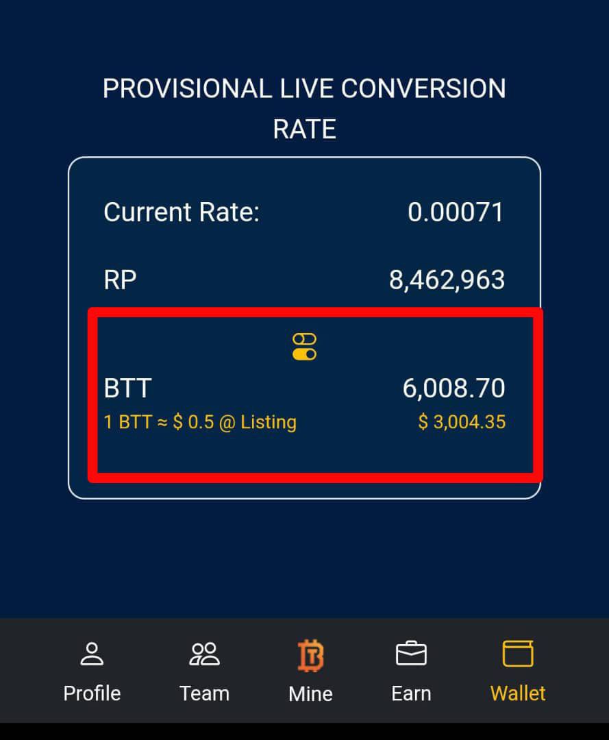 BITTOKEN IS EXPECTED TO LIST AT $0.5/1BTT

MY BITTOKEN IS CURRENTLY WORTH $3000 just yesterday I joined 🤓

Work To Do👇
👉 Daily (hourly mining ⛏️)
👉 Referring for more bonus

SIGN UP👇
bittokenapp.com/register?ref=5…

BITTOKEN is a crypto 
bittokenapp.com/register?ref=5…

#BITTOKEN