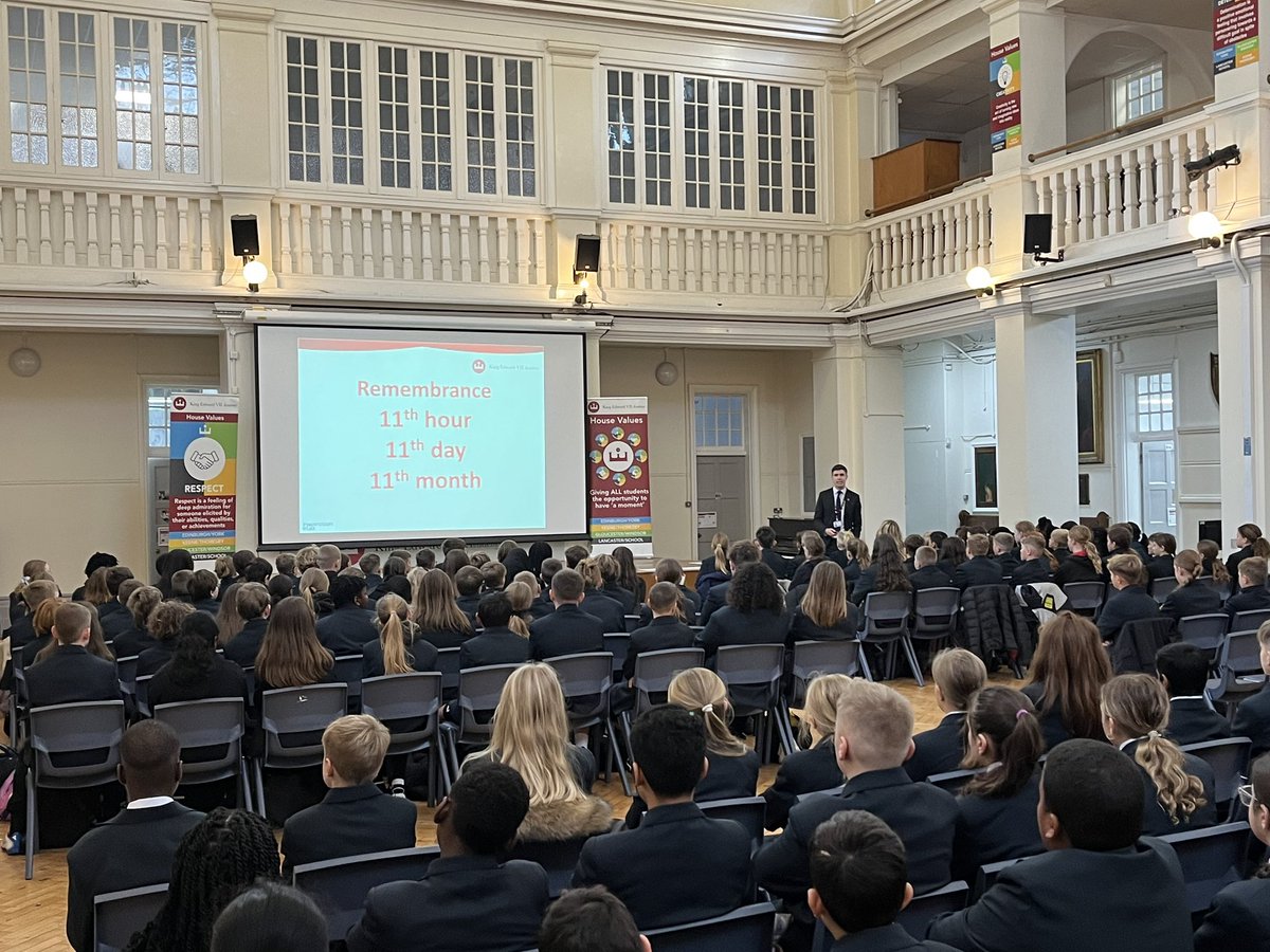 kesacademy's tweet photo. Assembly FocusΒ
All week Mr Barker will be delivering assemblies on Remembrance πͺ¦
Brilliant look at how the World War affected KES
#lestnotforget https://t.co/81MwfWNTLJ