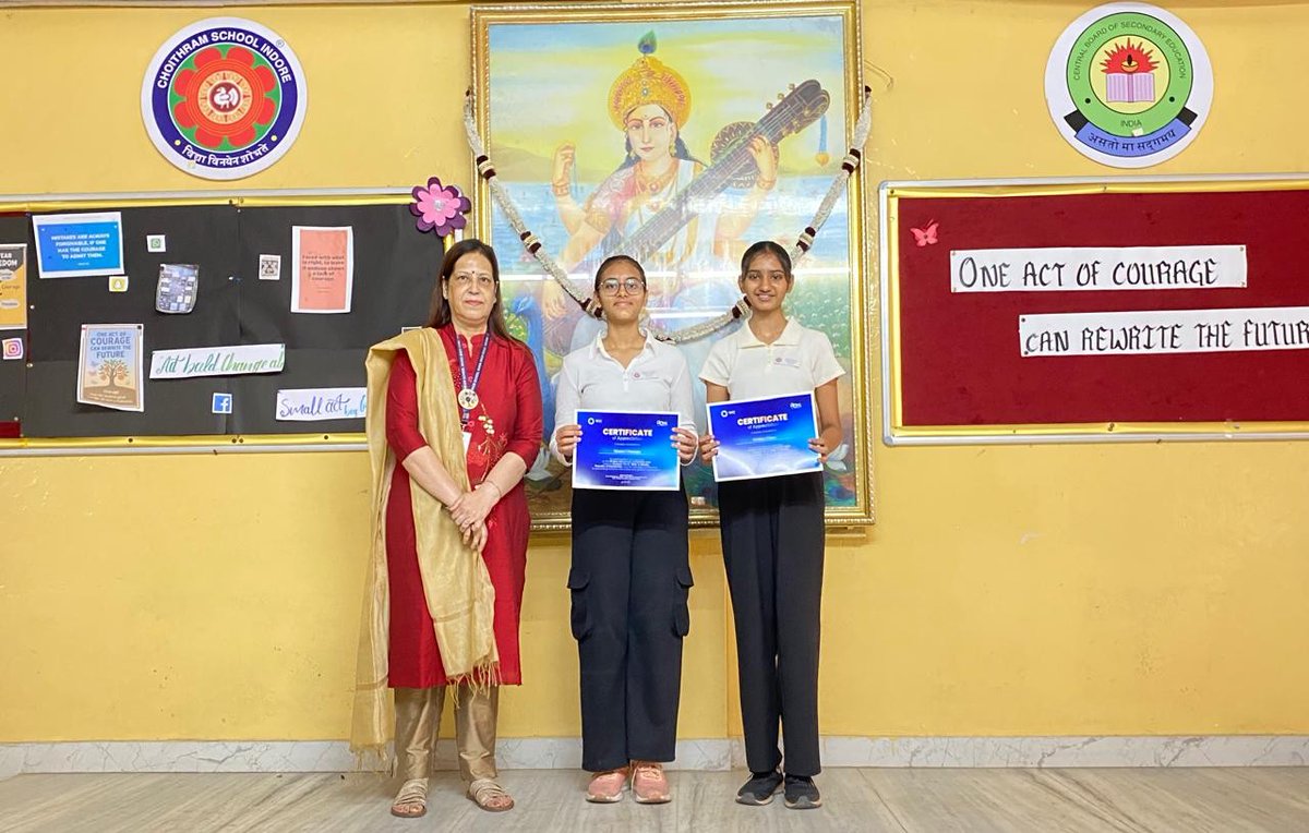 Choithram School tweet media