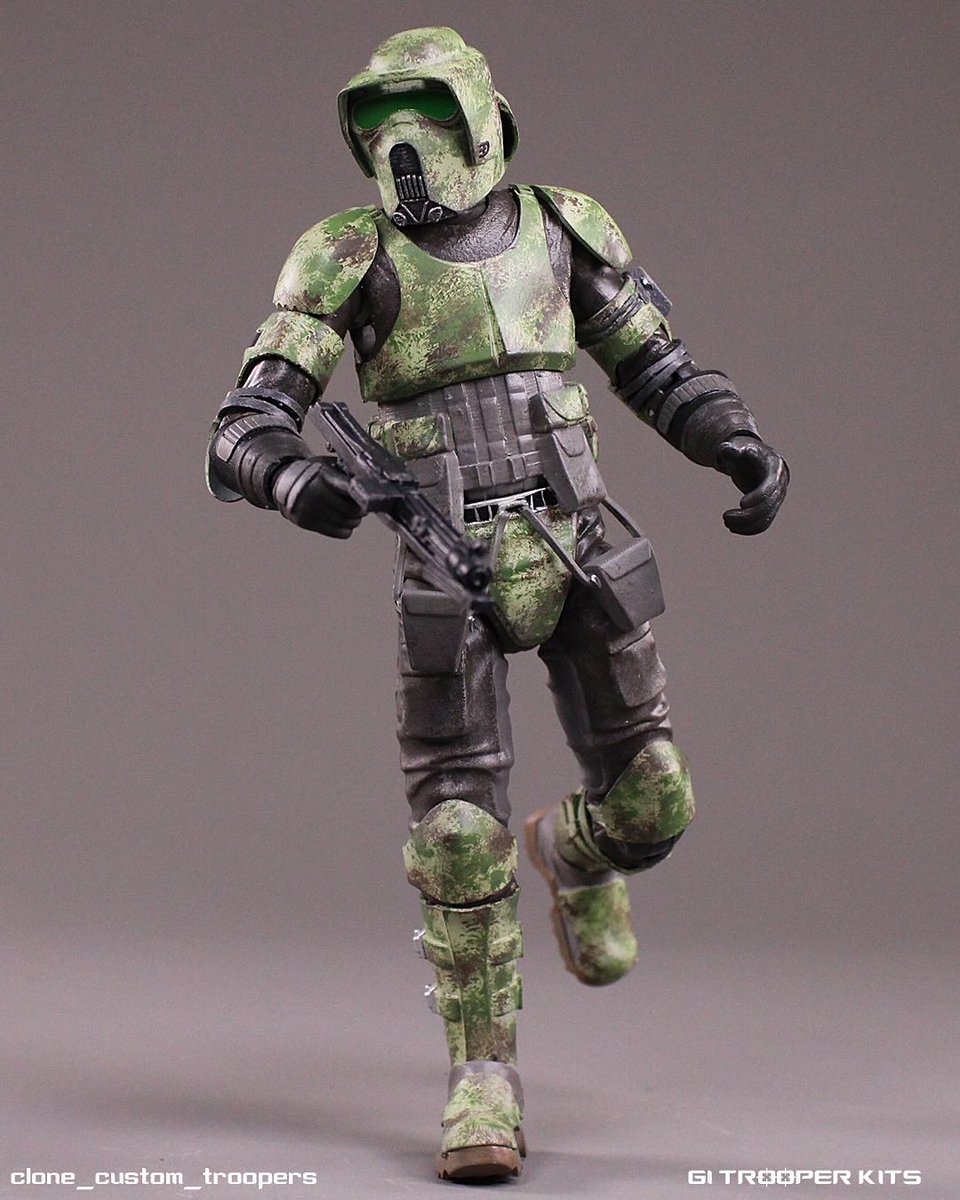 1/12 Black Series Clone Scout Trooper - 41st Scout Battalion

Credit: @clone_custom_troopers &amp; @gi_trooper_kits on IG

#StarWars