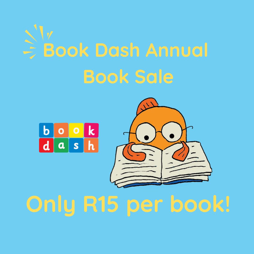 bookdash's tweet image. The annual Book Dash book Sale is on.

Use this opportunity to stock up on a variety of books across official South African languages. 
Place your order via the order form: forms.gle/Q6tc2XPD5xBNTg…

#bookdash #earlybookownership #everychild100books
#bookdashstories
#booksale