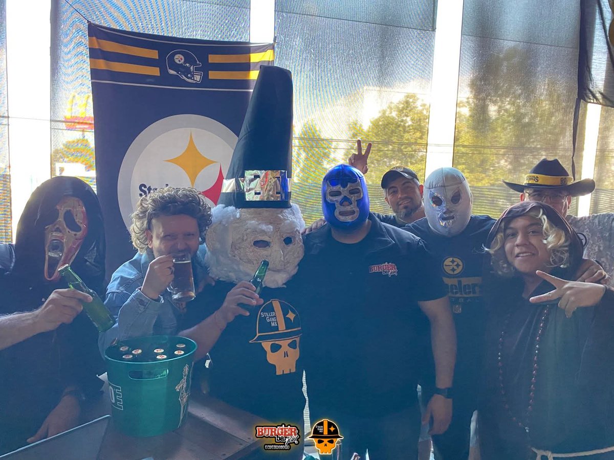 Afición Steelers 🏈

Semana 9 Temp 2025 vs Colts 🖤💛
Nos vemos en Burger Bar Joint Universidad 

<a href="/LosSteelers/">Steelers en Español</a> <a href="/AlvaroNFLMartin/">Álvaro Martín</a> <a href="/estebannmacias/">Esteban Macías</a> <a href="/ArturoCarlos/">ARTURO CARLOS</a>
#HereWeGo       #Steelers #BBSG #BBSGMX #BangBangStillerGang💥💥💀🇲🇽
