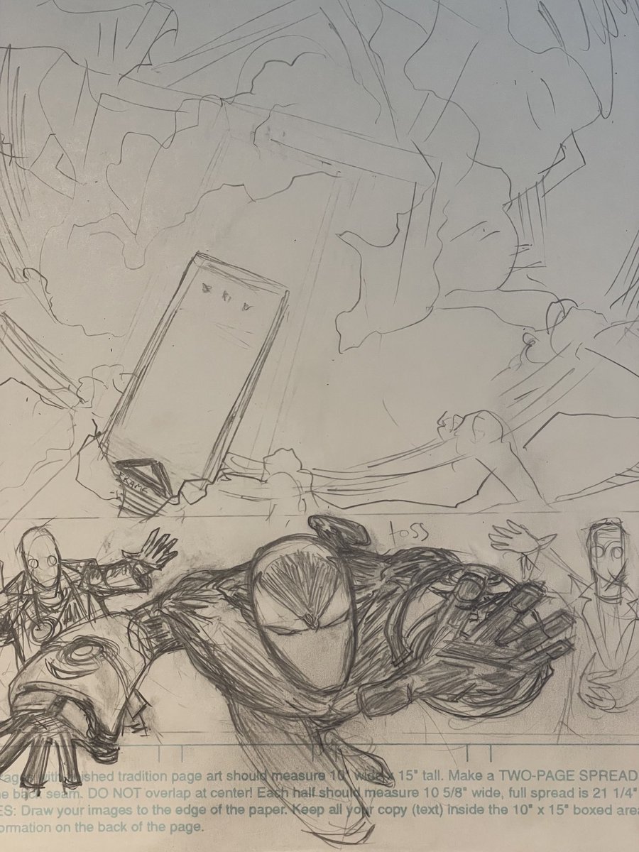 The Mace #pencils sequential art for my new book