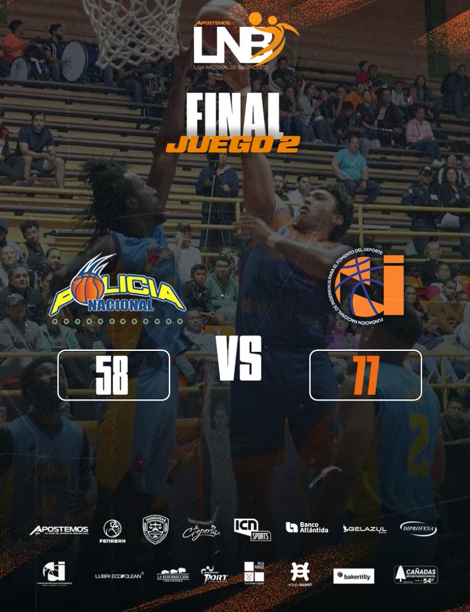 hondubaskethn's tweet photo. FINAL JUEGO 2 LIGA NACIONAL DE BALONCESTO DE HONDURAS 2025 🇭🇳🏀 https://t.co/6XkbleDQgO