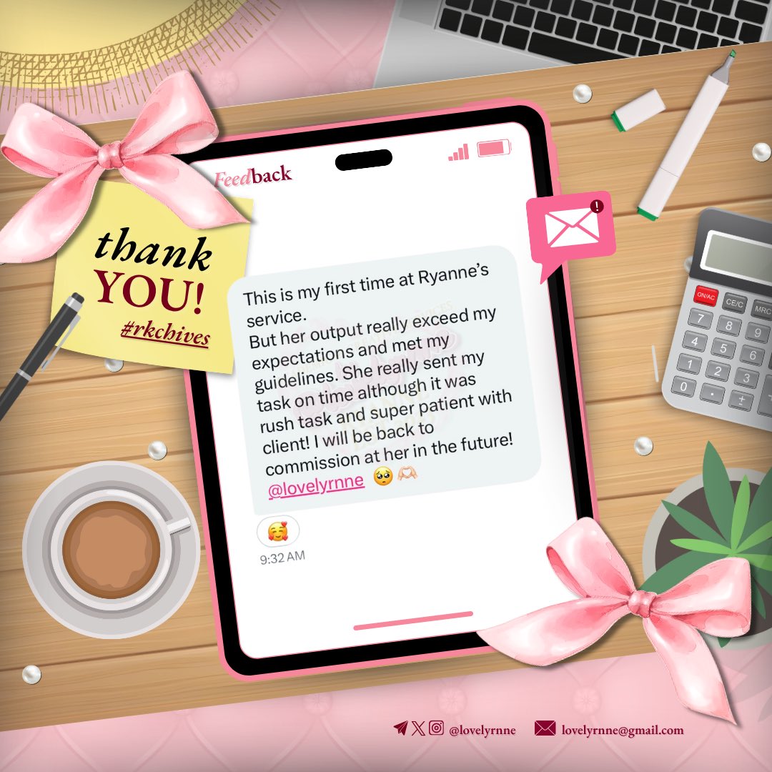 lovelyrnne's tweet image. client feedback ˑ 𓈒 𐔌 #rkchives 🔖  ͡꒱ ۫
𝑻𝑨𝑺𝑲: operations management paper

a new international client all the way from 🇲🇲 MYANMAR 🫶🏻 she reached out last week asking how much i charge per word for writing outputs after finding out her regular commer had full slots — and…