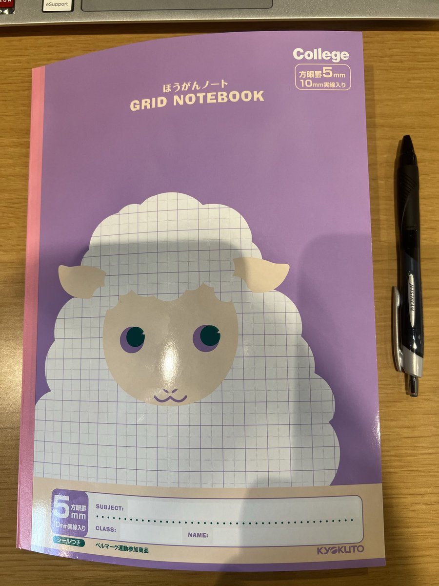 昨日の某講義にてマス目にに合わせて書く練習している人がいたのでついに購入。形から入っていますが、果たして試験までに中身は追いつくのでしょうか…？？