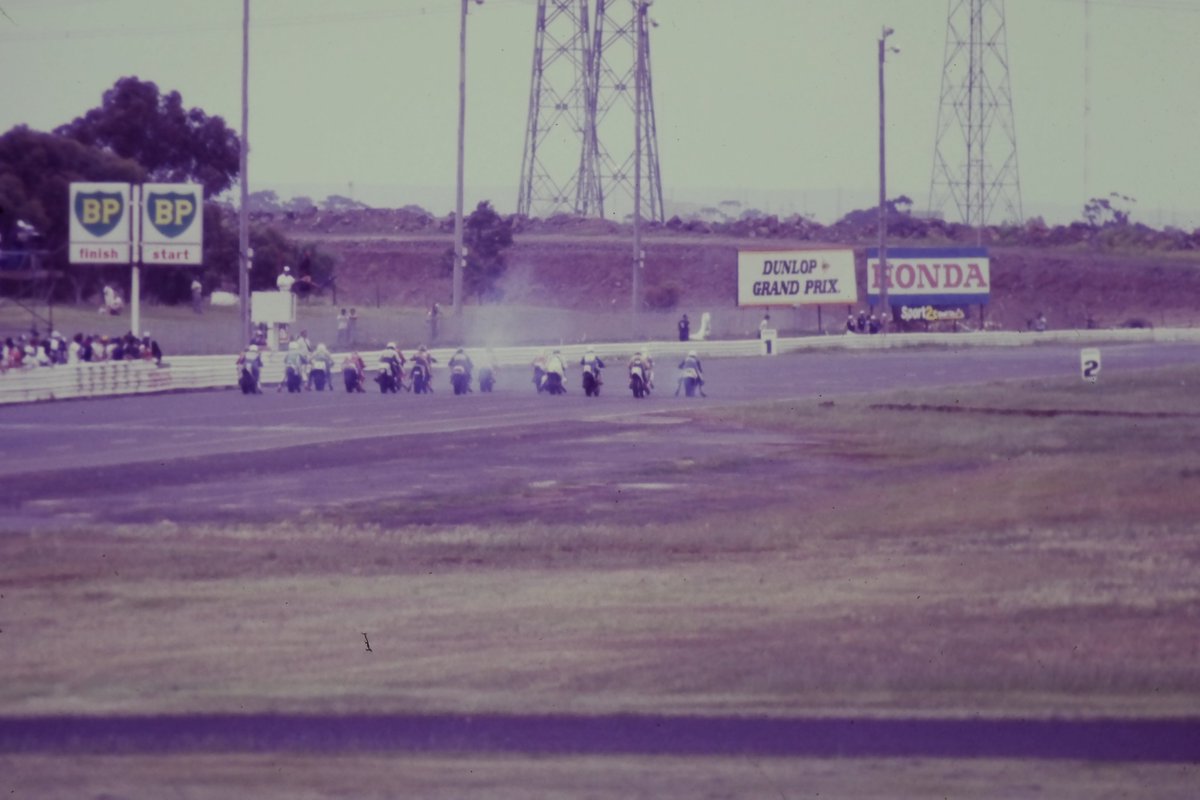 Looking for some help please, identifying this racetrack (or event!), mid 1980s, presumed Australia.