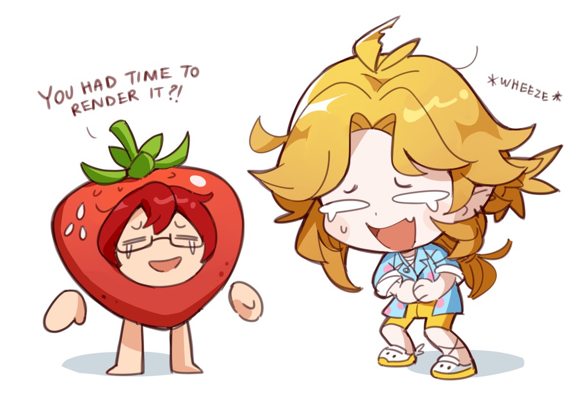 Strawb😂🍓#XanduIsBored #DokiGallery