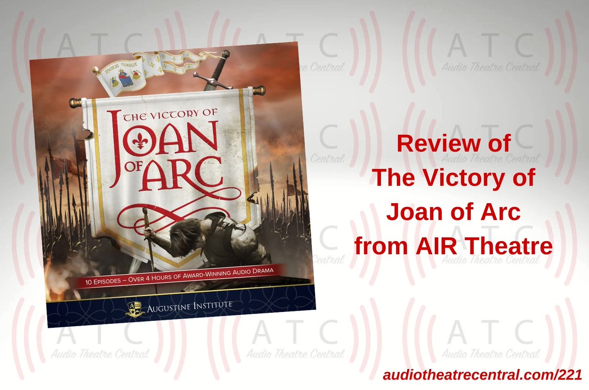 ATCcast's tweet image. Michael and J.D. do a deep dive into The Victory of Joan of Arc. Before the review, J.D. shares audio drama updates and discusses audio drama trailers in his monologue. And he responds to feedback from Jeff and Jeremy.
audiotheatrecentral.com/2025/11/atc221…
#audiodrama #AudioTheatre #joanofarc