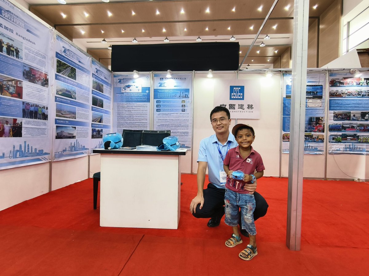 CSCECBDNEWS's tweet image. Recently, CSCEC Bangladesh was invited to join &quot;The Belt and Road Initiative in Bangladesh 2025&quot; exhibition—hosted by the Chinese Embassy in Bangladesh, with 40 Sino-Bangladeshi enterprises participating and drawing local officials, the public and reps for visits.
#CSCEC