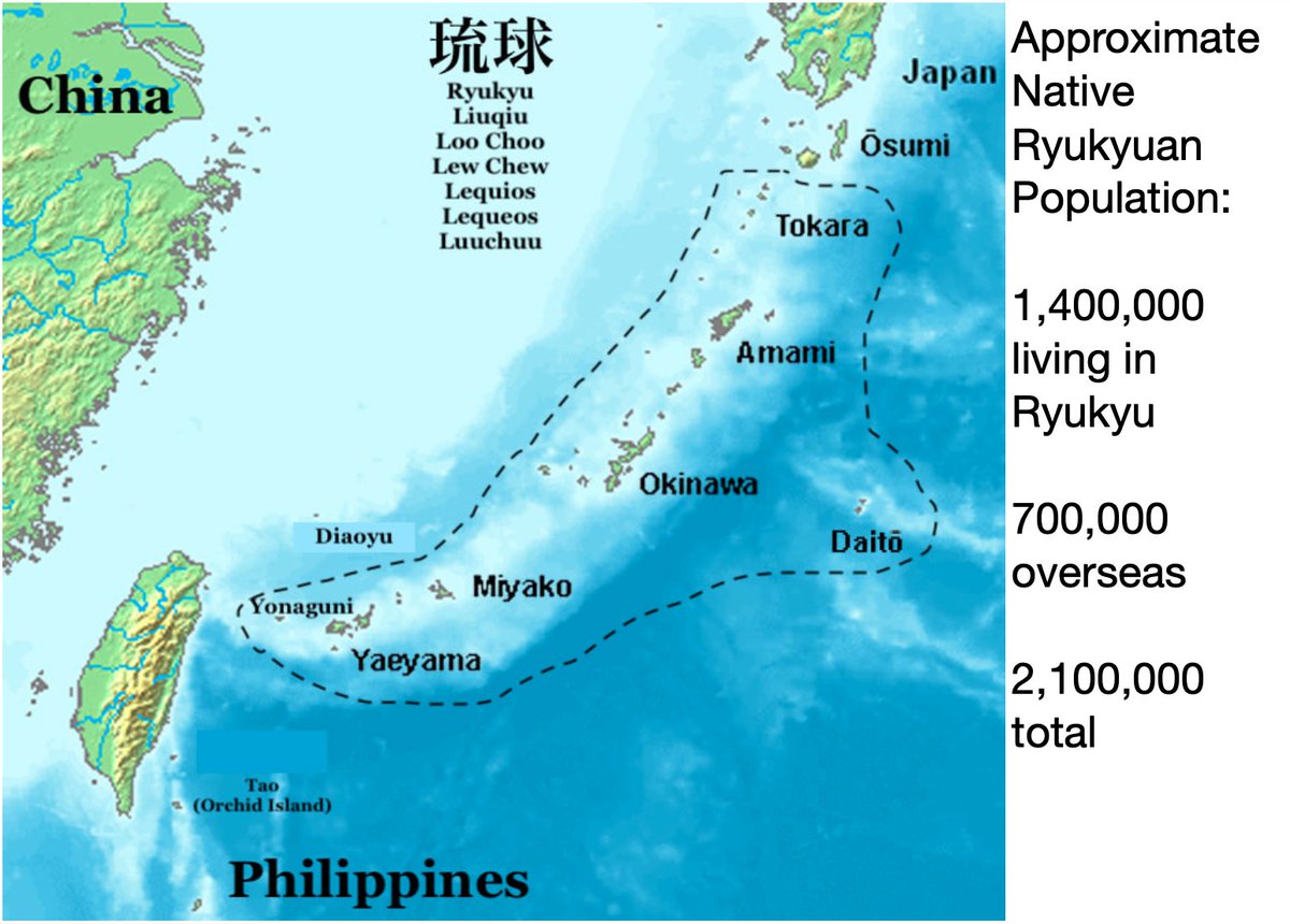 hkmisanthrope's tweet image. Ryukyu (named by Japan as Okinawa) - a prosperous nation maintaining close, friendly ties with China, Korea, &amp;amp; Southeast Asia - was recognized in 1854 as an independent country under international law until Japan forcefully annexed Ryukyu with help of the US.

#RestoreRyukyu