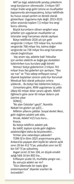 Vay anam vay, adalete bak! Yoksullar için verilen elektrik ve doğal gaz destekleri kaldırılırken tuzu kurulara yağlı börek!