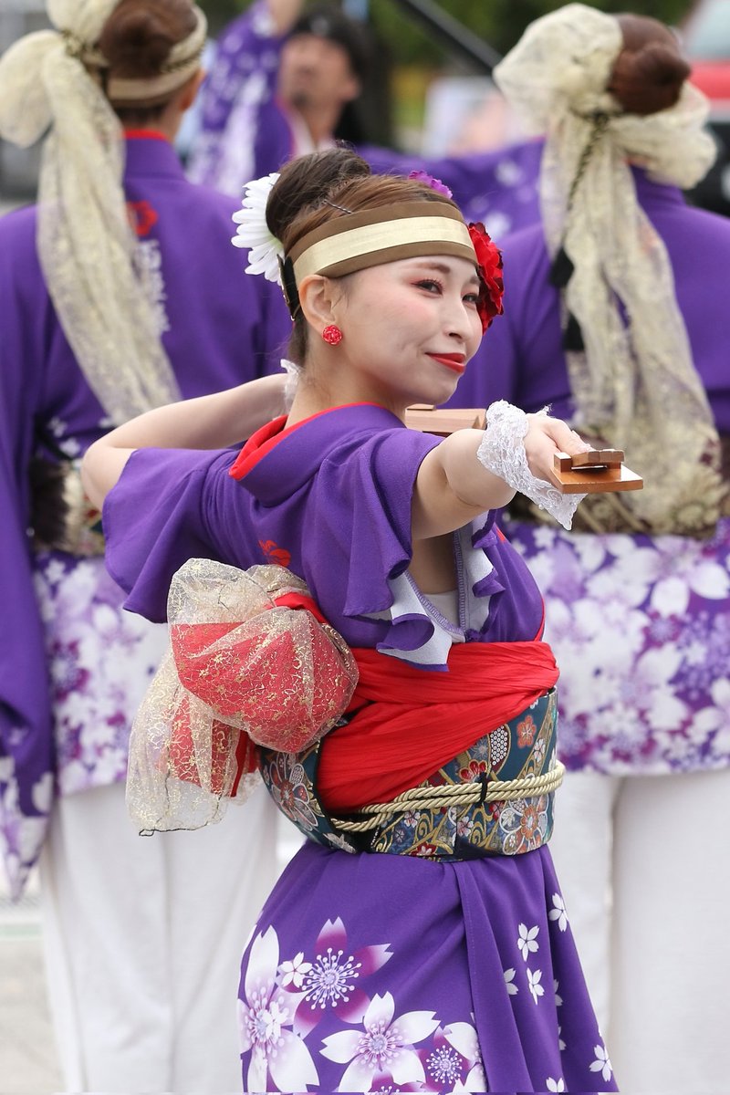 minato927148's tweet photo. ドリーム夜さ来い
石と光の広場会場
横浜百姫隊さん２

#ドリームよさこい
#横浜百姫隊 https://t.co/Ep2j4oHXVG