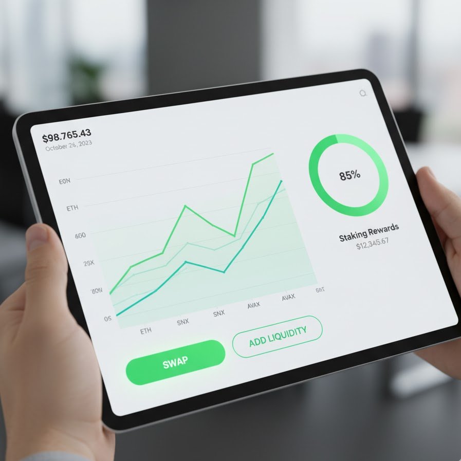 deekshith_4's tweet image. Level up your portfolio game on @infinex

Real time PnL across 19 chains, staking yields on SNX, and easy swaps in one app. 

No more app switching chaos. 
DeFi made for real life. 
#infinex #Web3Essentials