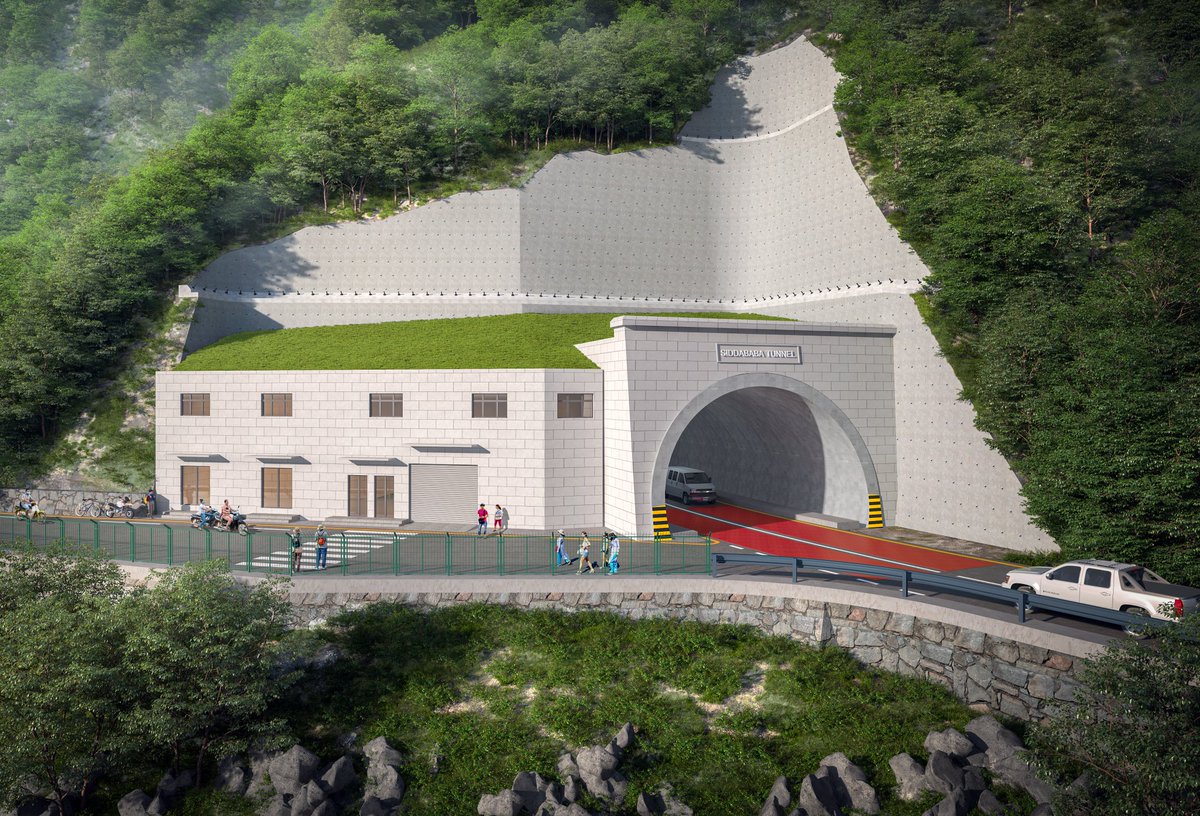 CSCECNepal's tweet image. Recently, CSCEC Nepal completed the final concrete pouring and full secondary lining of the Siddabad Tunnel Project’s main hole, laying a solid foundation for subsequent internal renovation and electromechanical installation.
#CSCEC