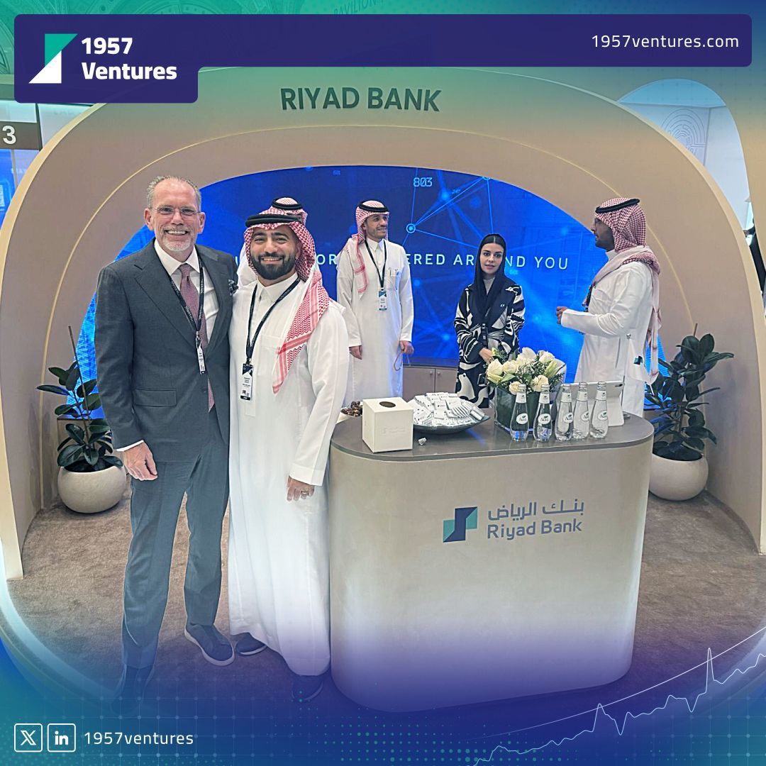 1957 Ventures participated with Riyad Bank at hashtag#FII9 to explore new frontiers in fintech innovation and investment opportunities.

Engaging with global leaders and visionaries at the Future Investment Initiative reinforces our commitment to supporting the Kingdom's economic