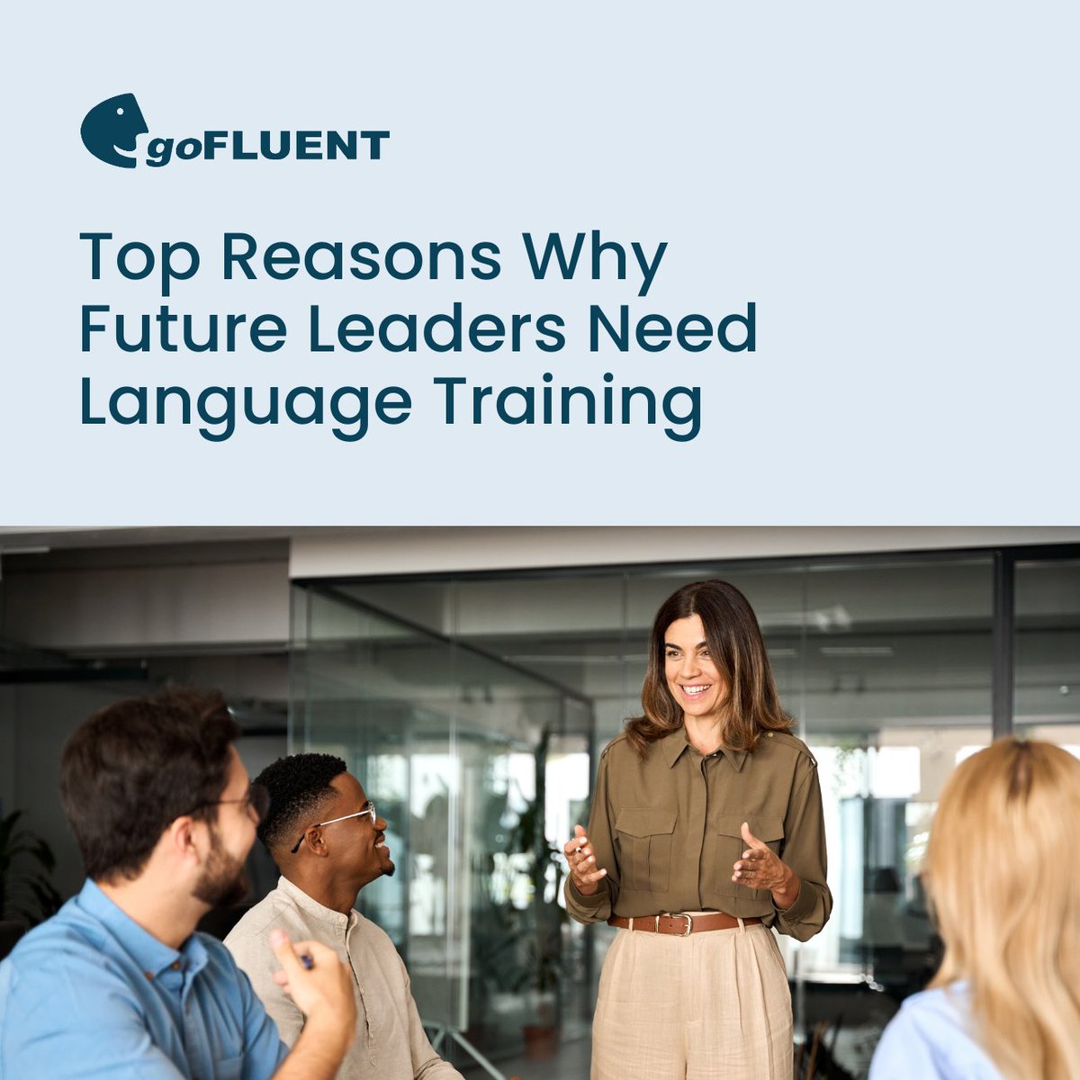 gofluent's tweet image. Ever wonder what all great leaders have in common? It’s #communication skills. 🌍

See how #languagetraining helps leaders connect, inspire, and lead global teams.