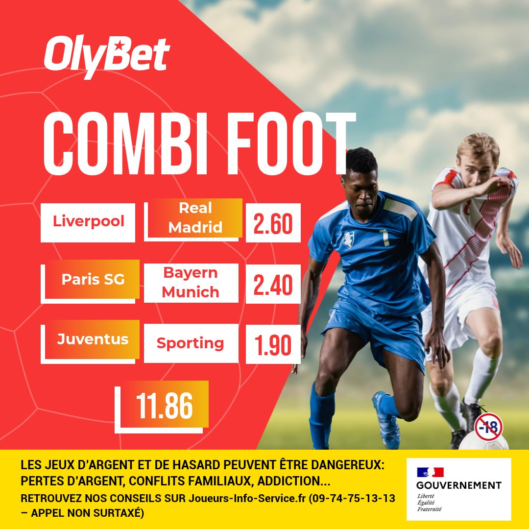 OlyBetSportFR's tweet image. JOUR  DE #LDC, JOUR DE CHOCS 🤩

Si le combi du CM est validé, on offre 10x10€ de crédits de jeu parmi les RT !

Pour participer :
▶️ Follow @OlyBetSportFR
▶️ Commente ton pseudo OlyBet + RT

🤞 TAS le 05/11
📝 Règlement jeux concours : olybet.fr/conditions-gen…