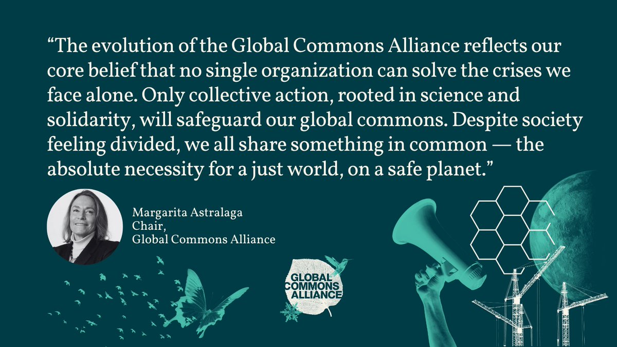 globalcommonshq's tweet image. 📢 We’re evolving! 

The Global Commons Alliance is reshaping its membership structure for a new era of #GlobalCommons stewardship and stronger collaboration toward a just world on a safe planet. 

👉 Learn more about our work and membership evolution: GlobalCommonsAlliance.org