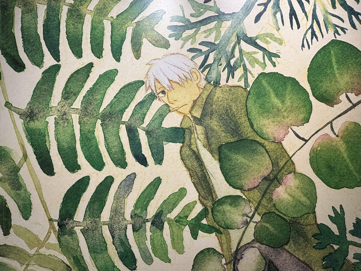蟲師展、カラーイラストがほんと〜〜〜に良かったからみんな行ってほしい🌱