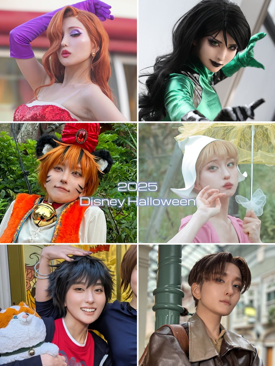 Dハロまとめ🎃

今年は6キャラでした◎
女装や初出しも多く、なかなか気が抜けないラインナップでした…！

遊んでくれたみんな、交流してくださった皆さま、ありがとうございました！！来年もよろしくお願いします☺️✨
#Dハロ仮装 #Dハロ仮装2025