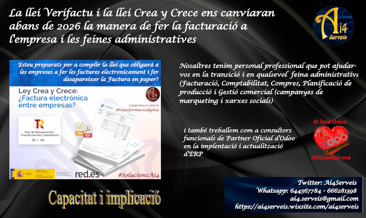ai4_empfam's tweet image. L&apos;Agència Tributaria busca eliminar papers i optimitzar la gestió administrativa. i vosaltres?
📝Com heu plantejat l&apos;eliminació de papers a la vostra empresa, i #Optimització de procediments administratius?
Amb #SolucionsAi4 podem ajudar-vos. #EmpresaFamiliar #ProtocolFamiliar