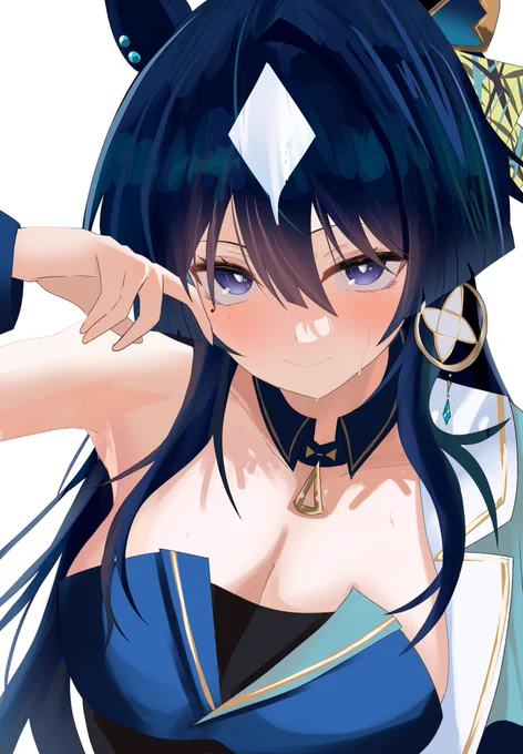 #いい推しの日 一番最初に書いた勝負服シーナ、多分ここから好きになった