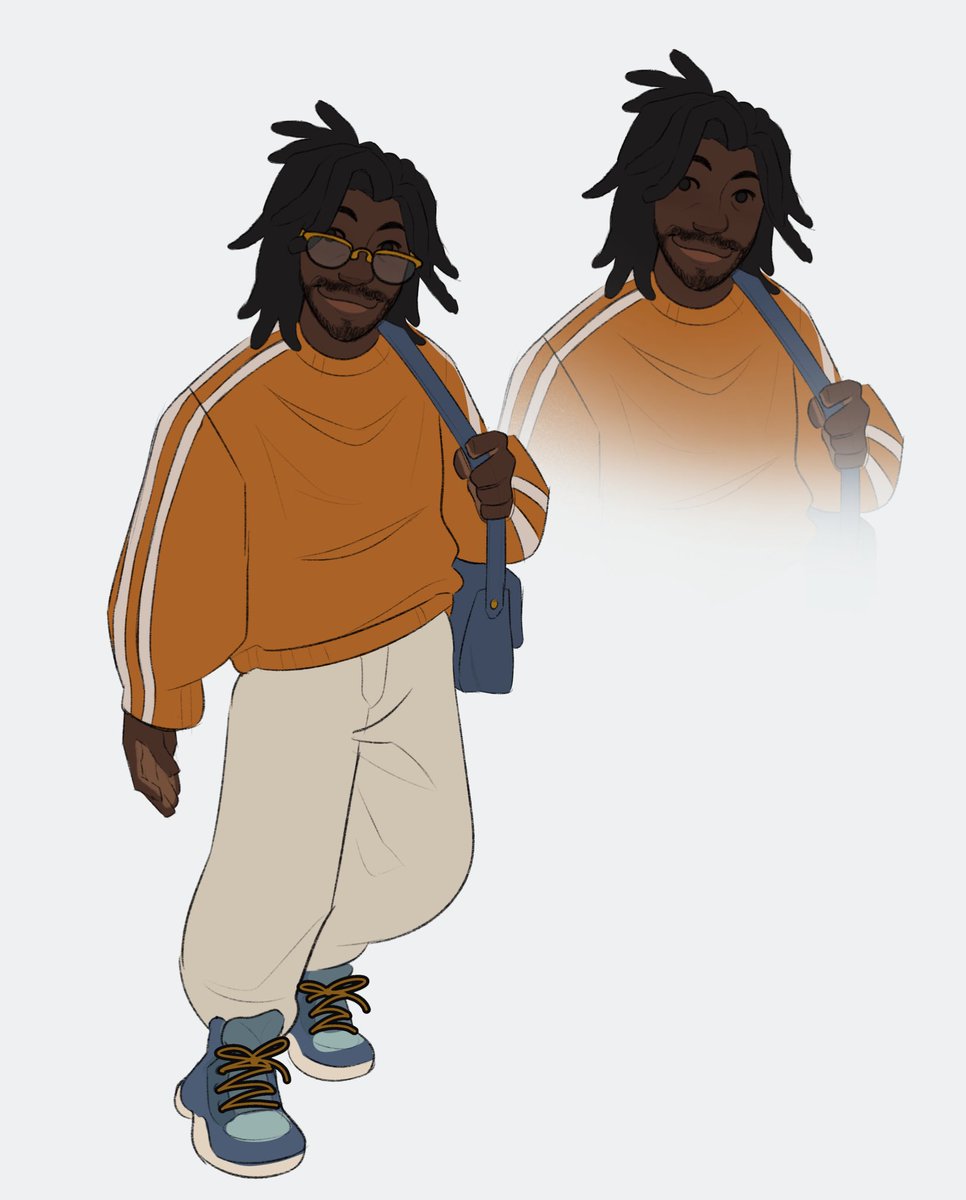 I finally drew a proper fullbody for my OC Marcel do you guys like him