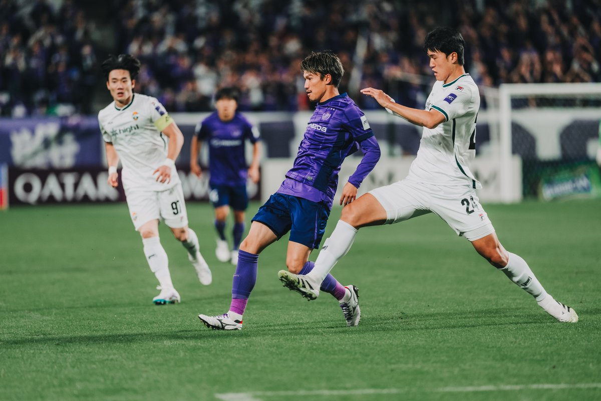 前半25分が経過⏳ #sanfrecce #超ぶちあつ #ACLElite #世界を紫に染めろ