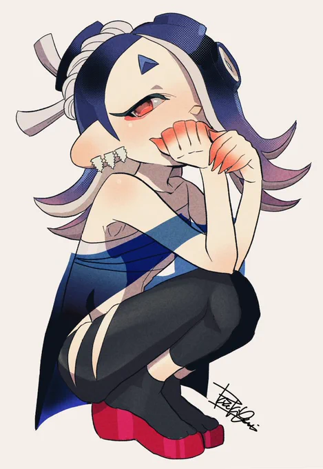 しゃがみフウカちゃん