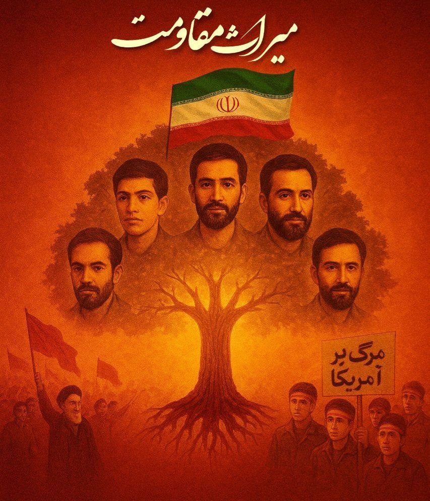 ما با خون فهمیده بزرگ شدیم،
با ایمان خمینی نفس کشیدیم،
و با غیرت ایرانی ادامه می‌دهیم.
#GreatSatan
#ملت_بیدار