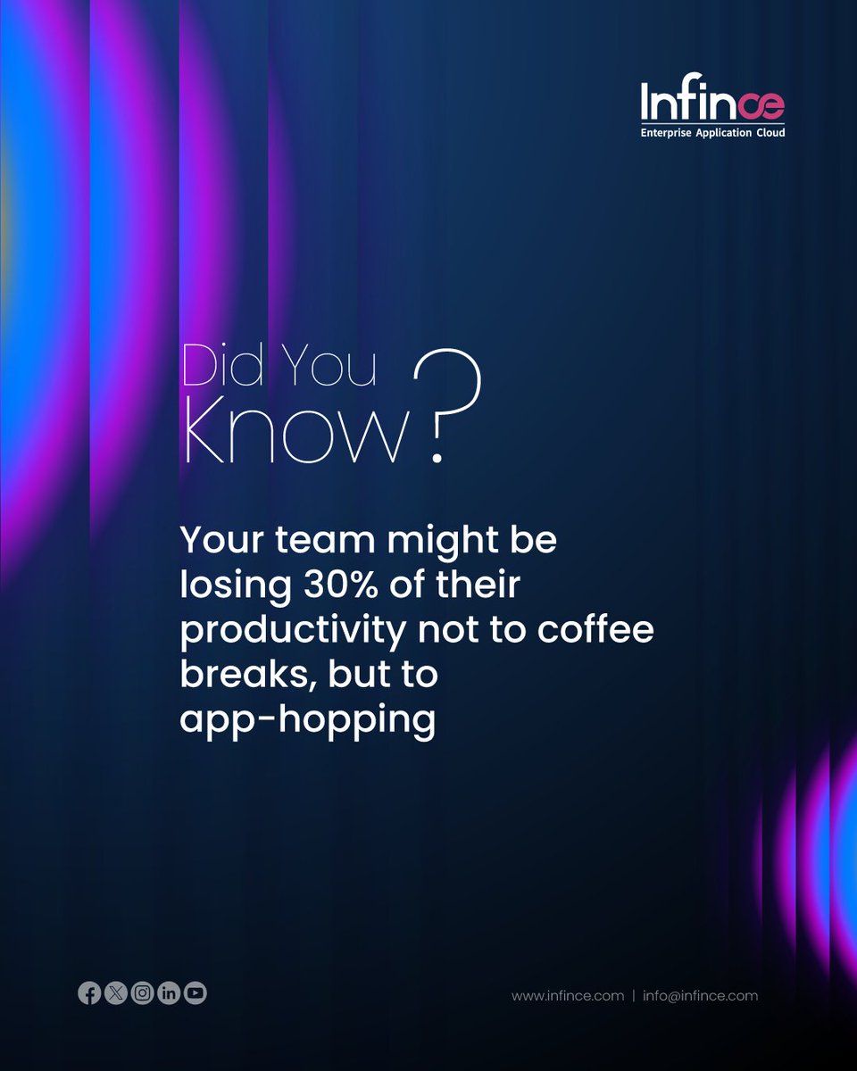 INFINCE1's tweet image. It’s time to reclaim your team&apos;s time and focus.
With Infince, you get a unified platform that brings apps, communication, collaboration, and data-all under one secure roof
Learn more : infince.com

#Infince #EnterpriseProductivity #UnifiedWorkspace  #IntranetSolution