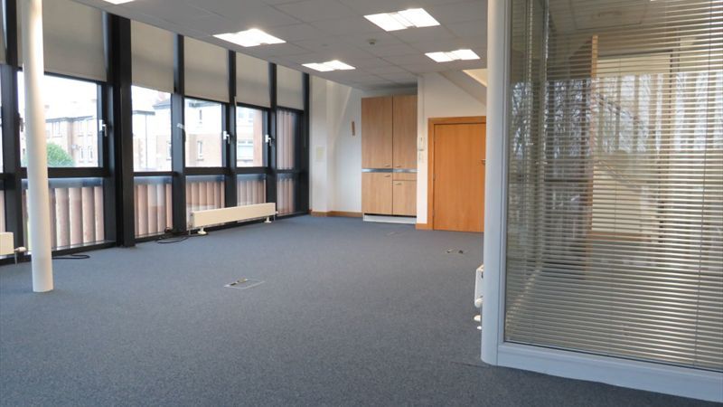 Refurbished 1st floor office suite to let by North Lanarkshire Properties LLP  - 1,017 Sq Ft benefiting from an additional mezzanine floor, kitchen cupboards, communal reception area and staff car park. Wellwynd Social Enterprise Centre, Airdrie. buff.ly/lmIrUm5