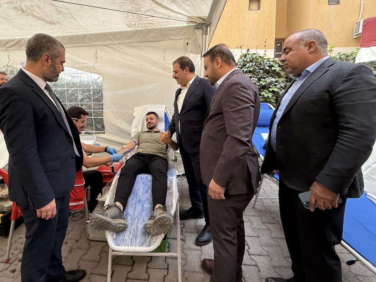 AK Parti Haliliye İlçe Başkanlığımız tarafından düzenlenen kan bağışı kampanyasına destek veren vatandaşlarımızı, İlçe Başkanımız Sn. Mustafa Bağmancı ile birlikte ziyaret ettik.

Duyarlılık göstererek kan bağışında bulunan tüm hemşehrilerimize gönülden teşekkür ediyorum.