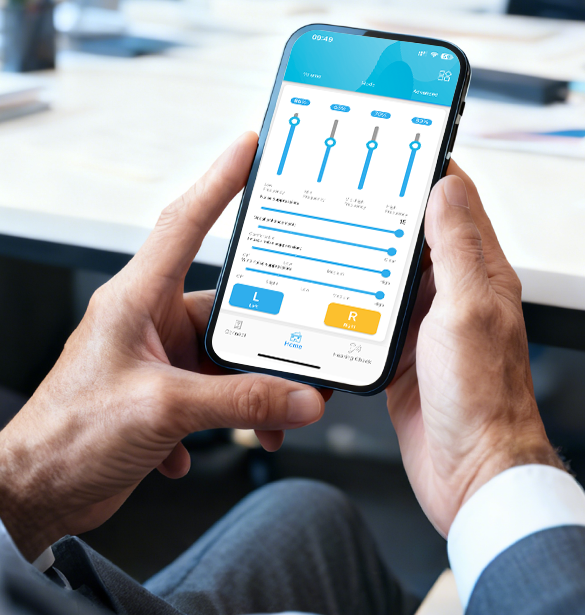 Tomore_Hearing's tweet image. Hear your way — anytime, anywhere. 🎧
With the Tomore App, you can:
⚙️Self-fit your hearing aid
🎚 Adjust sound with the equalizer
🔄Switch programs for different environments
📱Connect via Bluetooth to your devices
🌐 tomore.net
#Tomore #OTChearingaids #SelfFitting