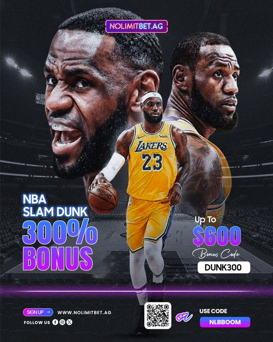 boomrotic's tweet photo. π₯ Turn your bets into slam dunks this NBA season! π
Get a 300% BONUS up to $600 and take your shot at winning big π°
π Sign up now at https://t.co/EdKHOXUM8n
π― Use Code: NLBBOOM
#NBA #NoLimitBet #SlamDunkBonus #BasketballVibes #BetAndWin #NBABetting #BigWins #GameDayEnergy https://t.co/NMtQI65O6j